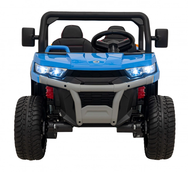 Dětské autíčko Pick-Up Speed 900 Blue + pohon 4x4 + pohyblivá naběračka + nosič zavazadel + dálkové ovládání + lopata + LED audio