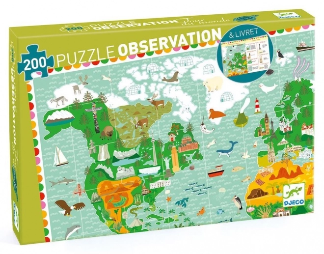 Puzzle DJECO Observation kolem světa