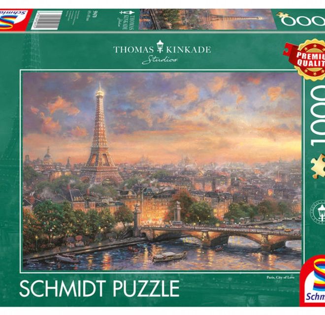 Puzzle Paříž, město lásky 1000 dílků
