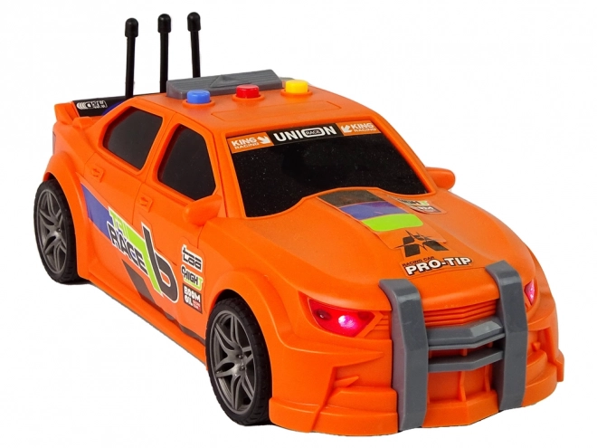 Sportovní závodní auto 1:16 Orange Sound