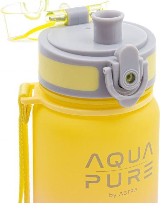 ASTRA Zdravá láhev na vodu Aqua Pure 400ml fialovo-žlutá