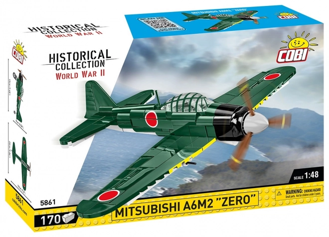 COBI 5861 II WW Mitsubishi A6M2 Zero, 1:48, 170 k