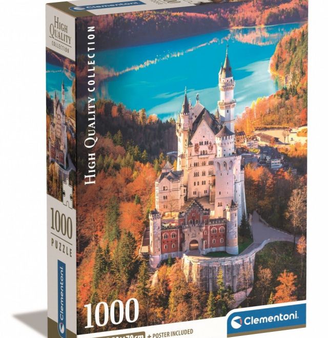 Puzzle 1000 dílků Compact Neuschwanstein
