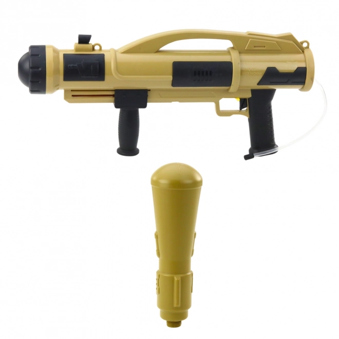 Vodní pistole Bazooka s pumpou 73 cm béžová
