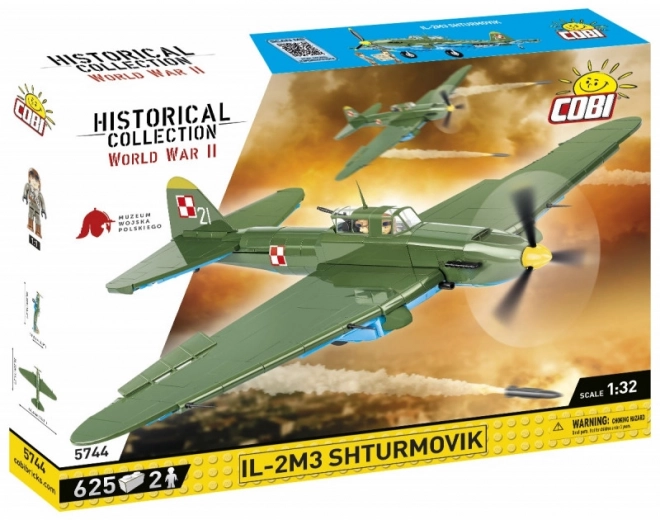 Historická sbírka WWI IL-2M3 Shturmovik 625 cihel