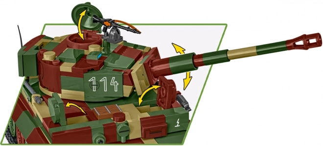 Model tanku Tiger I z 870 kostek