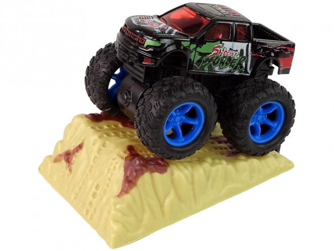 Monster Truck Big Foot gumové pneumatiky rampa