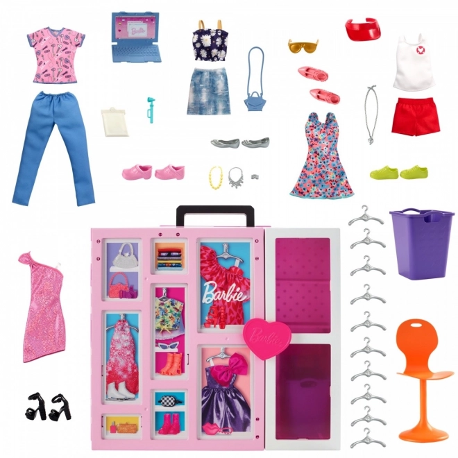 Sada šatníku Barbie