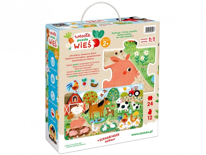 Veselé puzzle 24 dílků