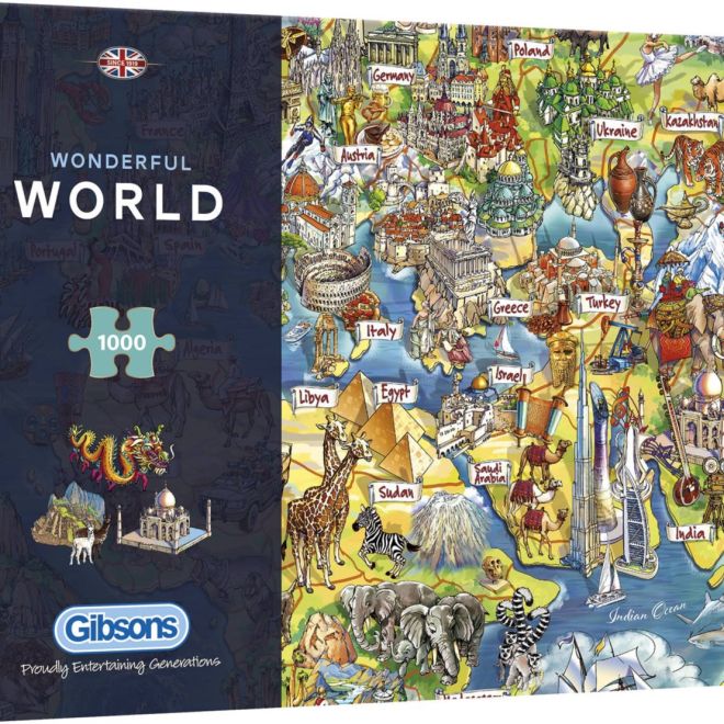 GIBSONS Puzzle Báječný svět 1000 dílků