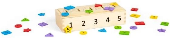 Bigjigs Toys třídění barev, tvarů a čísel