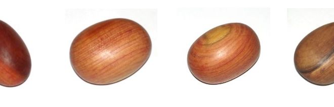 Dřevěný kamínek Valounek (hmatka) 1ks