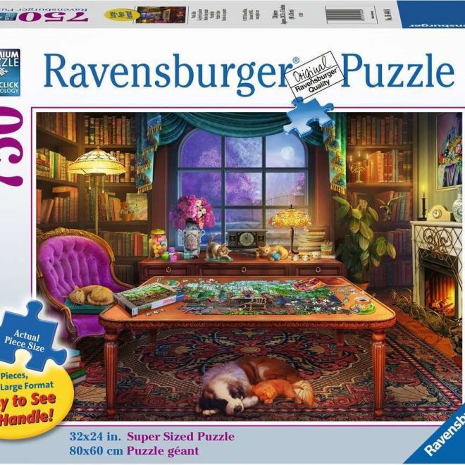 RAVENSBURGER Puzzle Útulná místa: Pro skládání puzzle XL 750 dílků