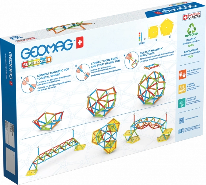 Geomag Supercolor 142 dílků