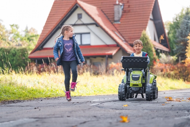 Traktor Claas Axos šlapací - s přední i zadní lžící + valník