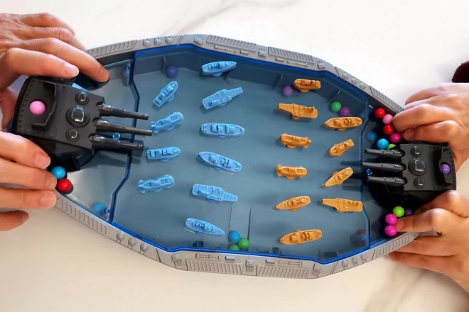 Woopie hra Bitva na moři Statky 3D Katapult kuliček