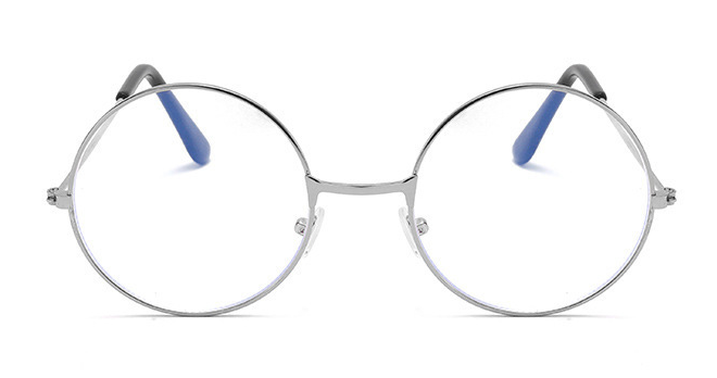 Kulaté brýle Harry Potter - stříbrné