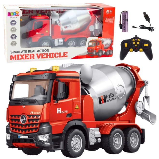 Zdalně řízená stavební míchačka RC
