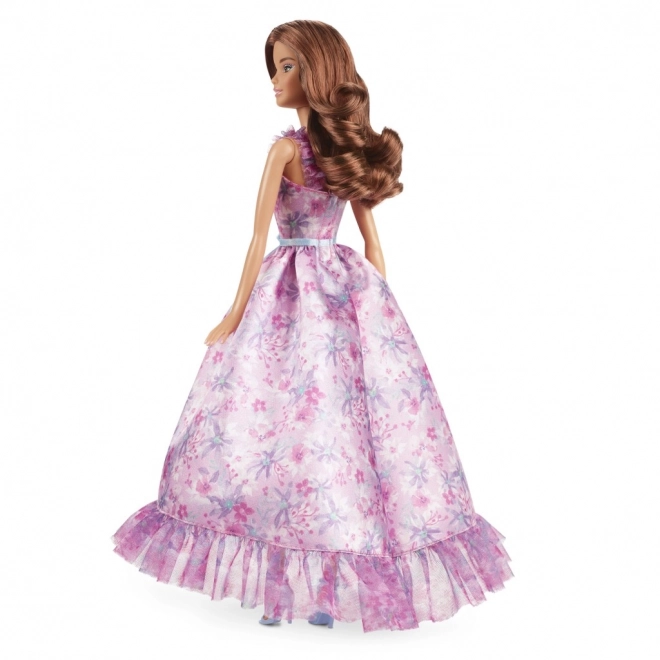 Panenka Barbie s podpisem narozeninových přání