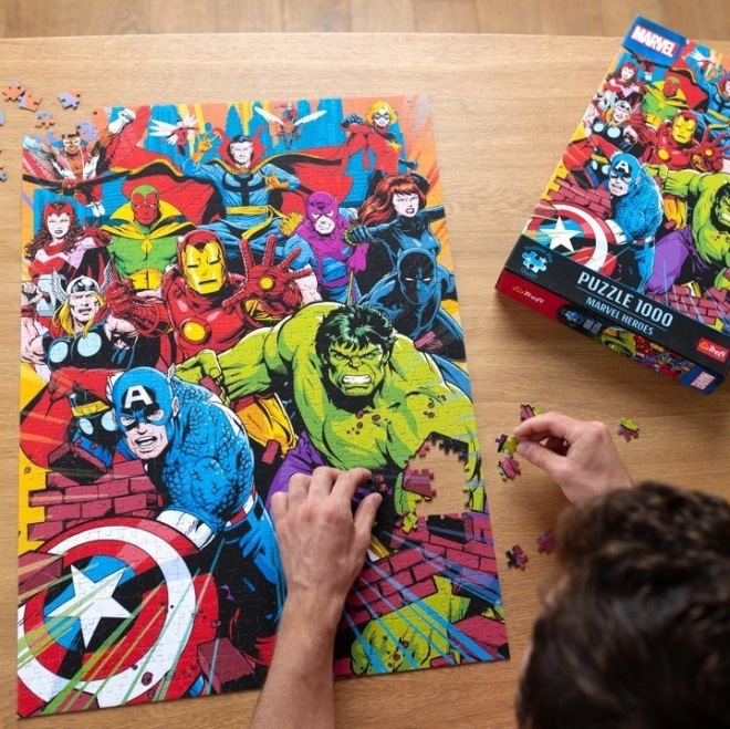 TREFL Puzzle Premium Plus Marvel: Hrdinové Marvelu 1000 dílků