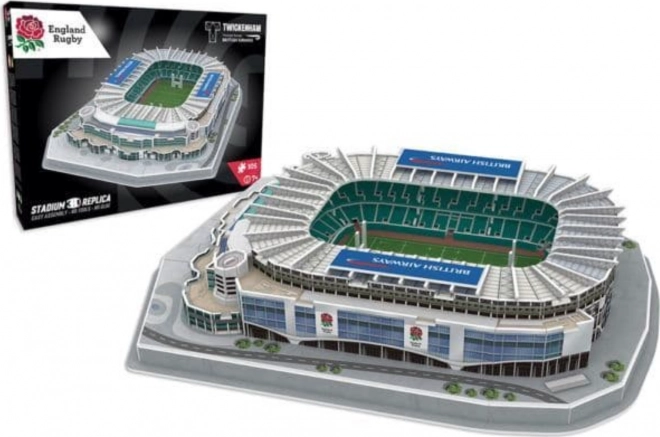 STADIUM 3D REPLICA 3D puzzle Stadion Twickenham - England Rugby 108 dílků