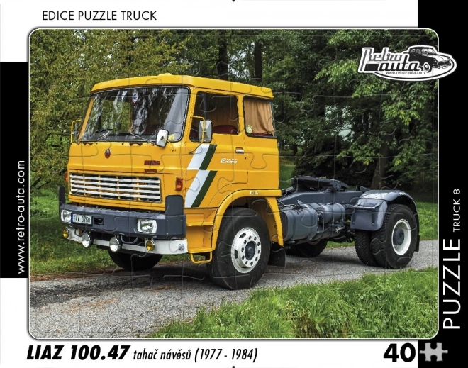 Retro-Auta puzzle kamion Liaz 100.47