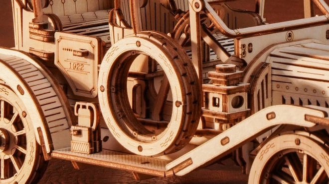 RoboTime dřevěné 3D puzzle historické auto