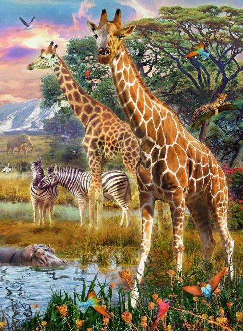 RAVENSBURGER Puzzle Savana XXL 150 dílků