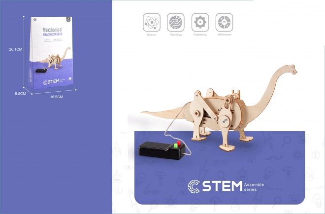 Stavebnice dinosaurus s dálkovým ovládáním