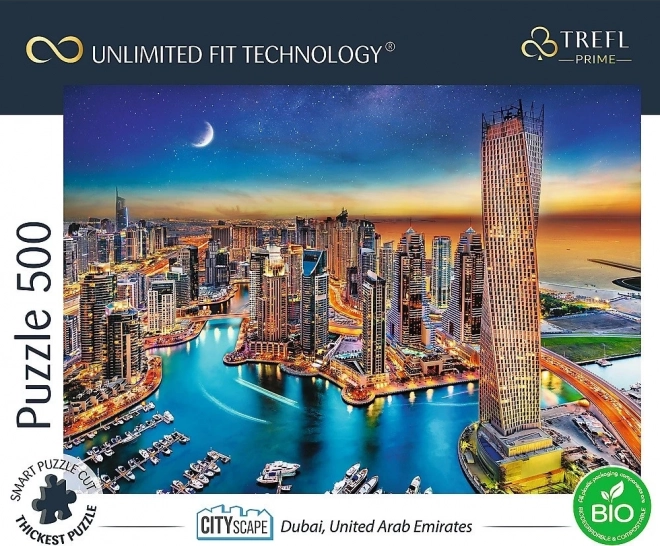 TREFL Puzzle UFT Cityscape: Dubai, Spojené arabské emiráty 500 dílků