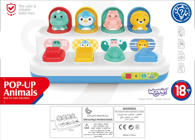 Wyskakující zvířátka pop-up od Woopie