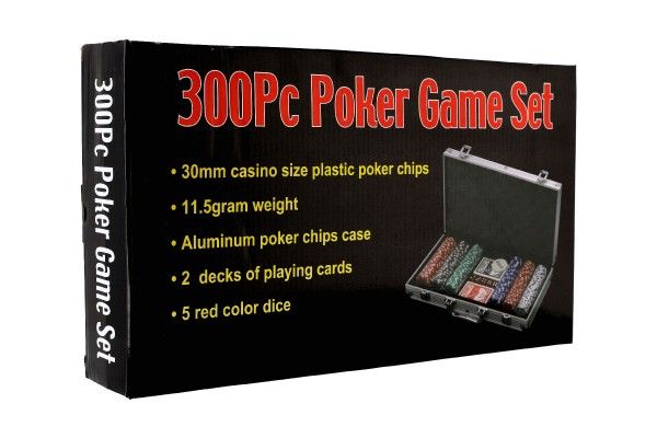 Poker sada v hliníkovém kufříku - 300 kusů