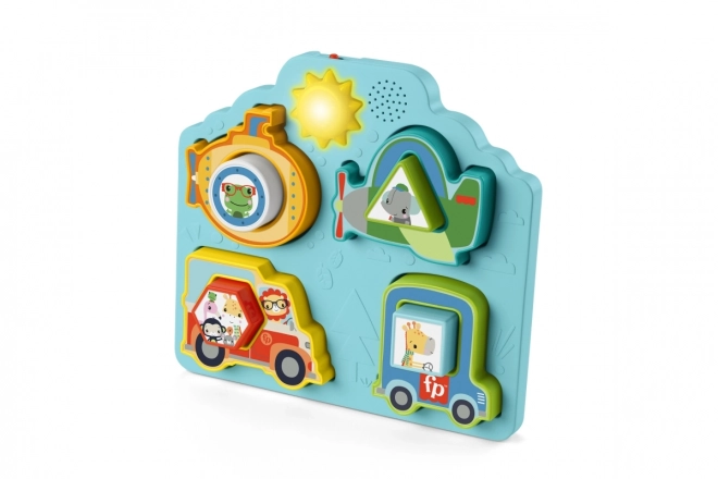 Fisher Price  Puzzle dopravní prostředky se zvuky HRP31