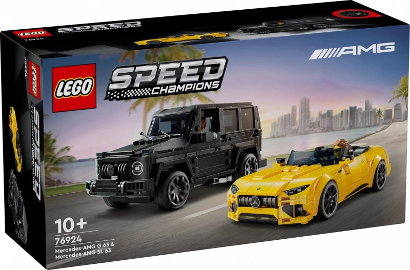 LEGO Speed Champions 76924 Mercedes-AMG G 63 a Mercedes-AMG SL 63