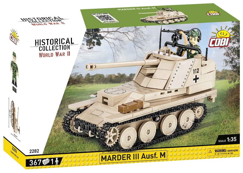 COBI 2282 World War II Německý stíhač tanků MARDER III Ausf. M