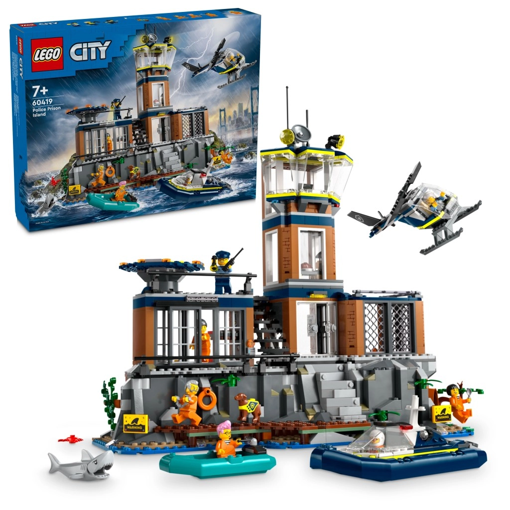 LEGO® City 60419 Policie a vězení na ostrově