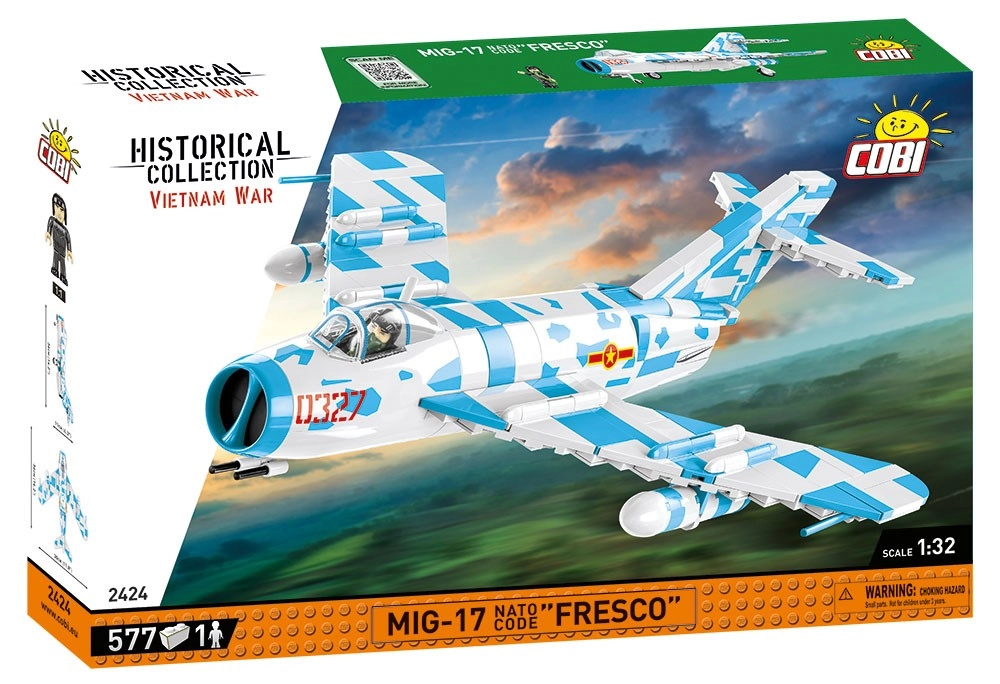 COBI 2424 Vietnam War Severovietnamský stíhací letoun MIG-17 FRESCO