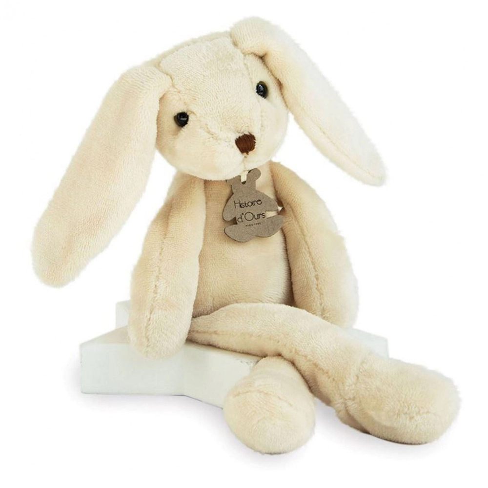 Doudou Histoire d´Ours kamarád bílý králíček 40 cm