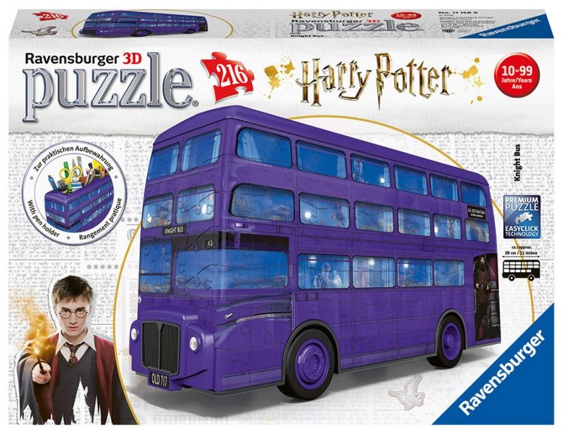 Ravensburger 3D puzzle Harry Potter Rytířský autobus 216 ks