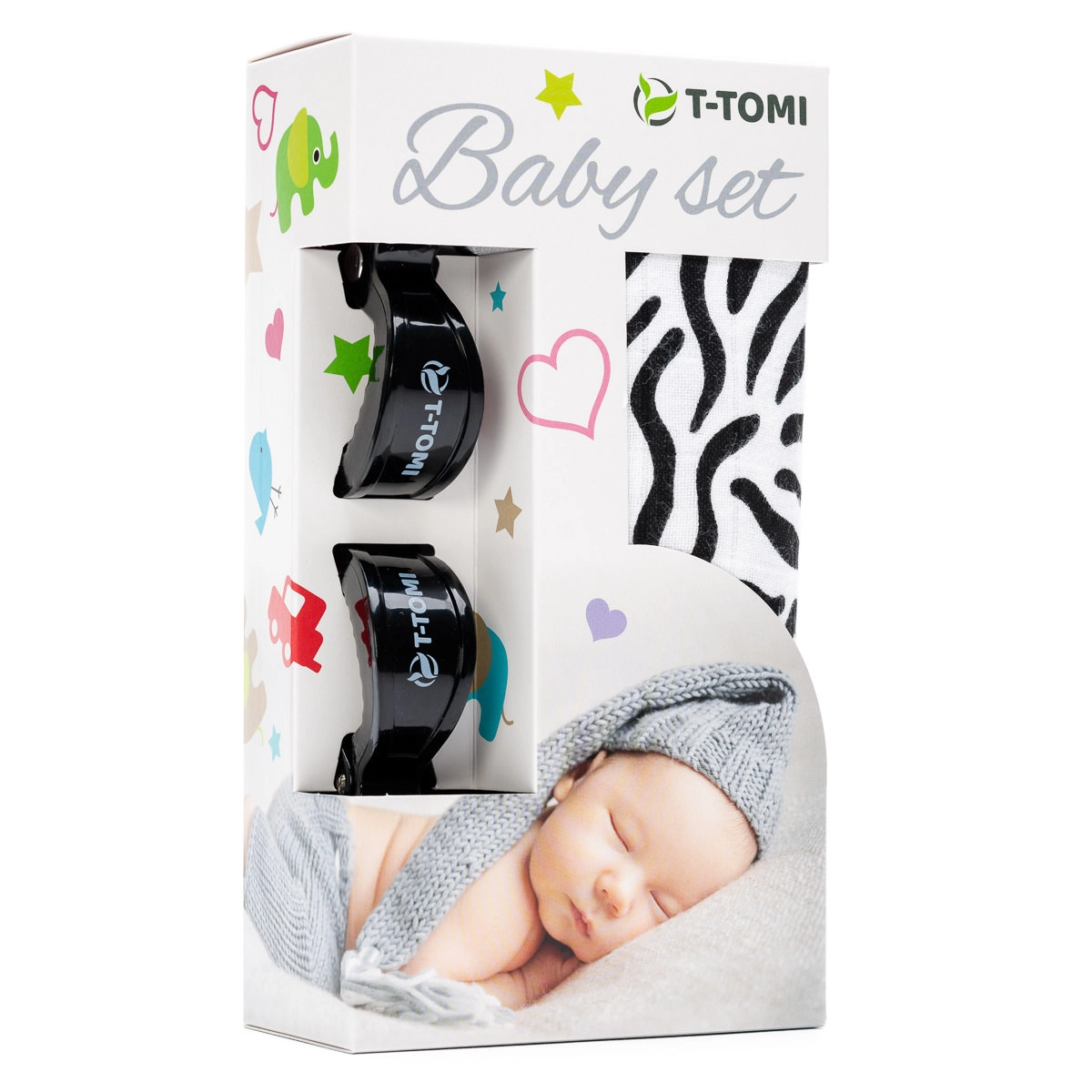 T-TOMI BABY SET - Zebra