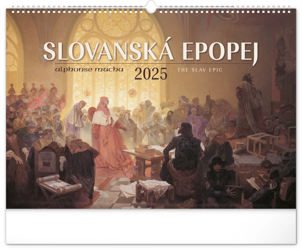 nástěnný Slovanská epopej Alfons Mucha 48 × 33 cm 2025