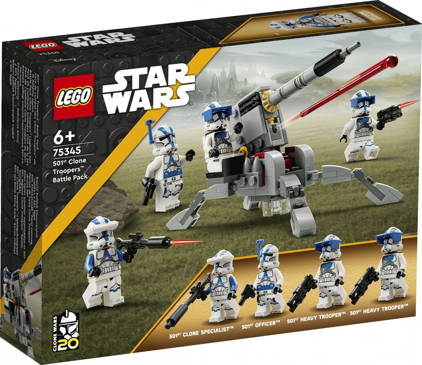 LEGO® Star Wars™ 75345 Bitevní balíček klonovaných vojáků z 501. legie