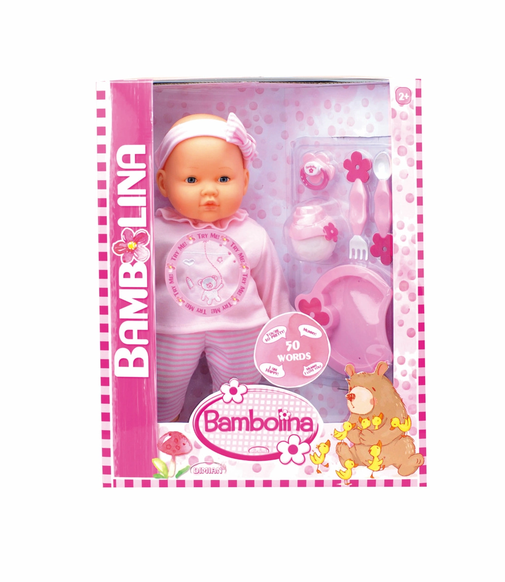 Alltoys Bambolína Miminko Bambolina Rose s 50 českýmí slovy