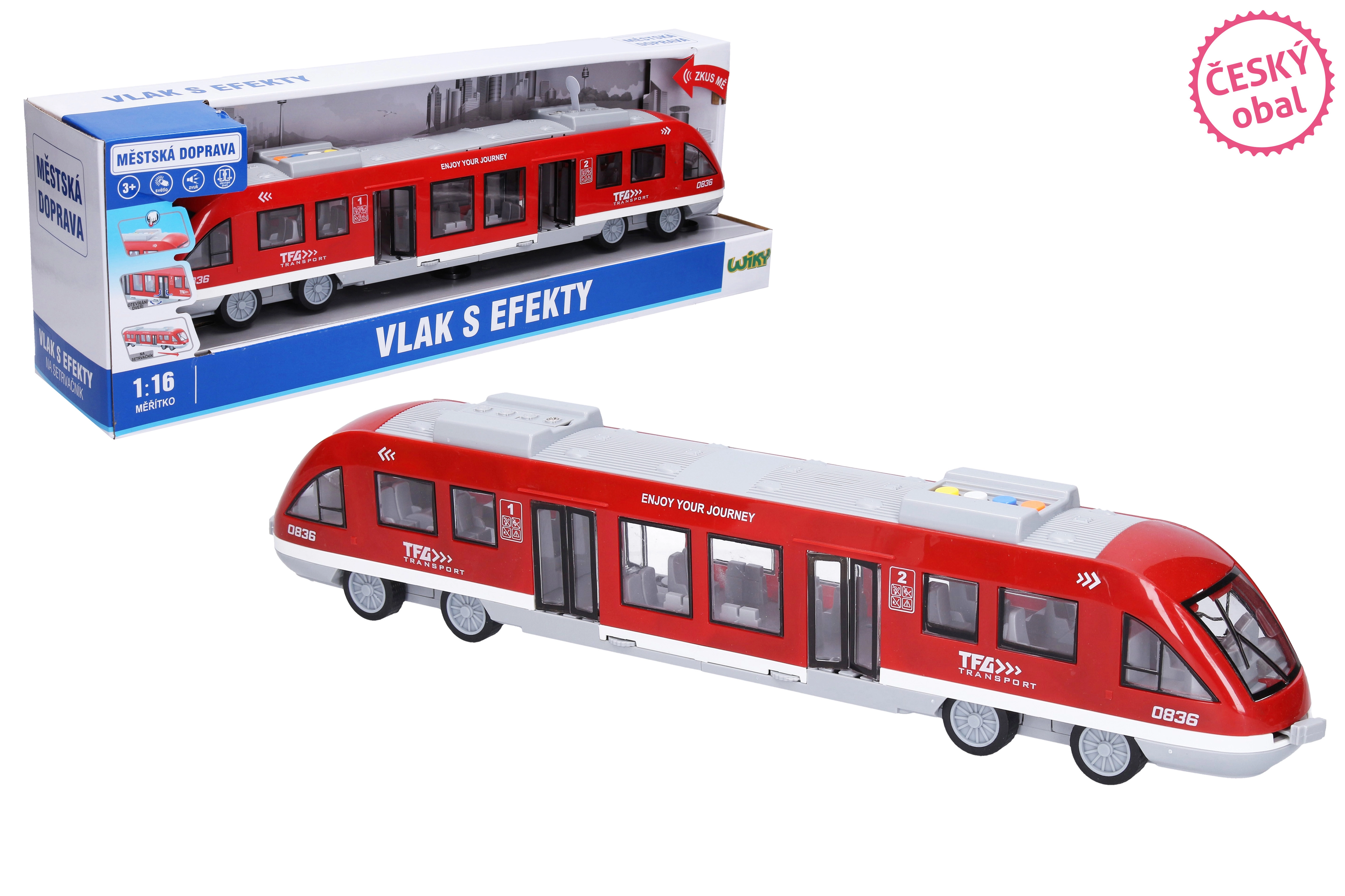 RC Vlak metro set s dráhou a doplňky na vysílačku na baterie Světlo Zvuk DS49418481