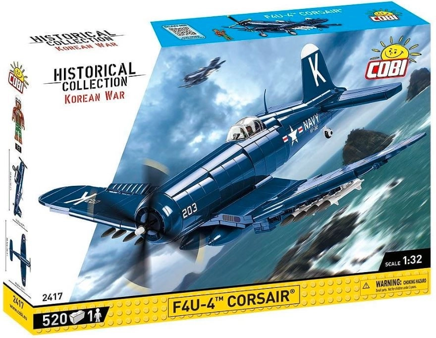 Cobi 2417 Stíhací letoun F4U-4 Corsair - Korean War