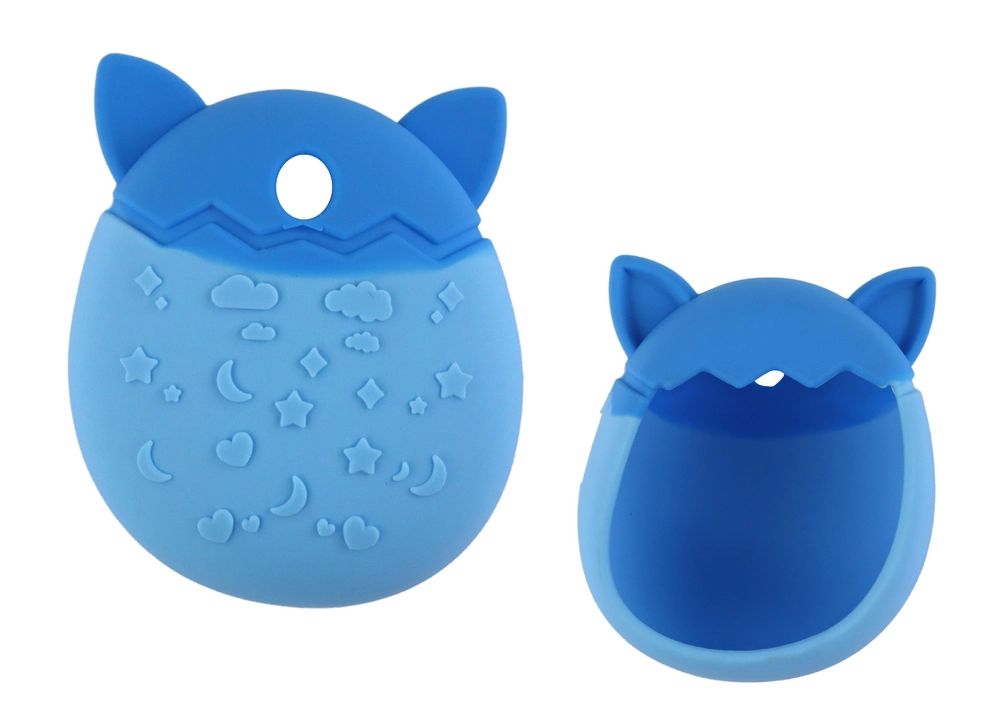 Silikonové pouzdro na Tamagotchi ve tvaru modré kočky
