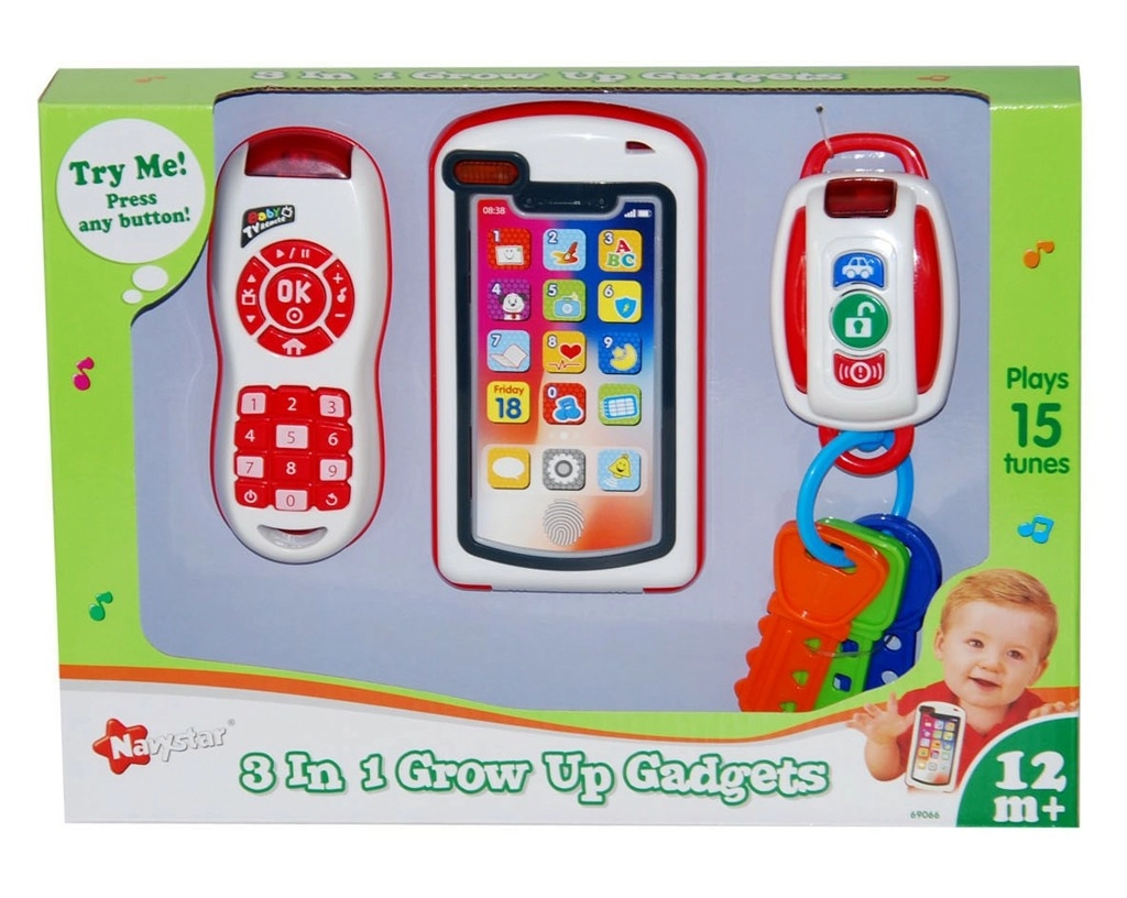 Alltoys Navystar Moje první vybavení 3v1 klíčky od auta telefon a ovladač