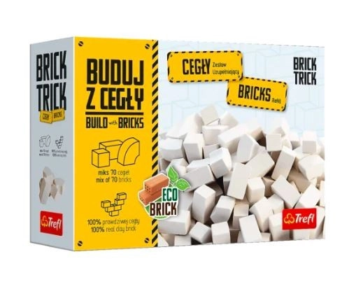 Trefl Brick Trick Náhradní balení bílých cihel 70 ks