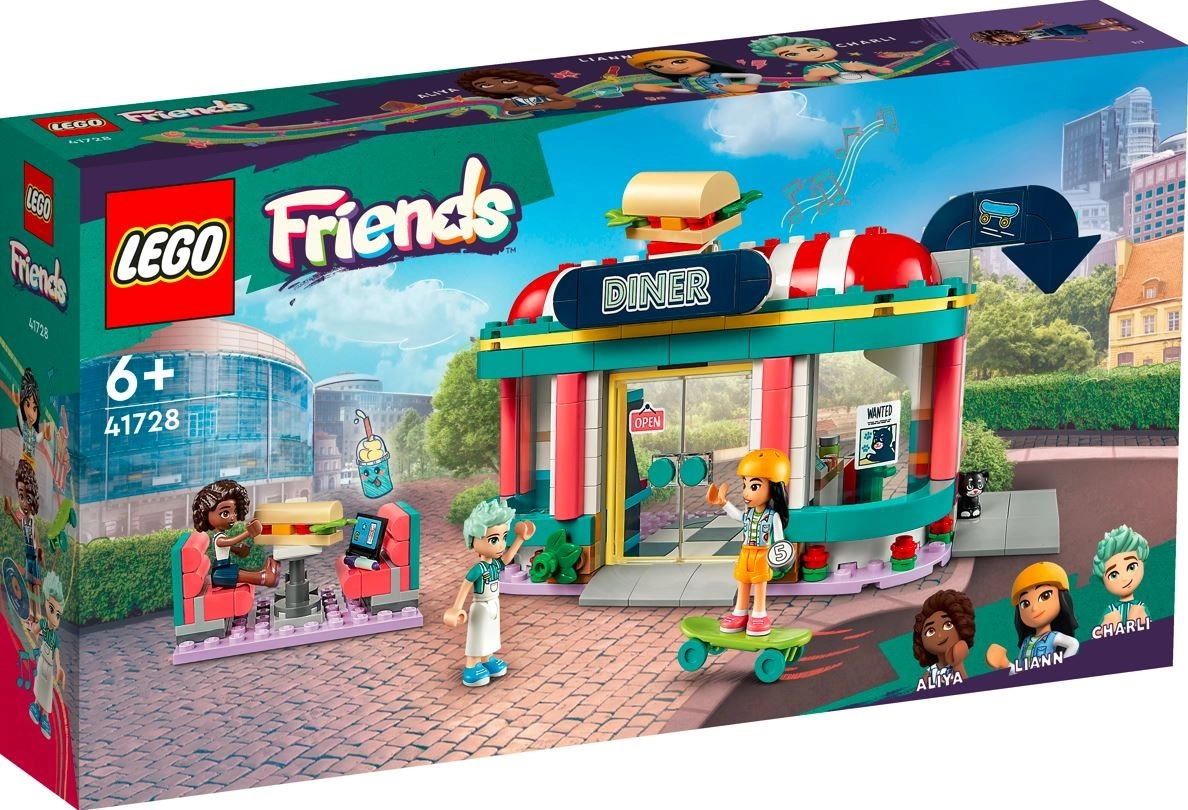 LEGO® Friends 41728 Bistro v centru městečka Heartlake