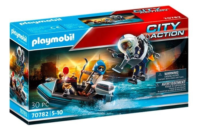 Playmobil 70782 Policejní Jetpack Zatčení zloděje umění